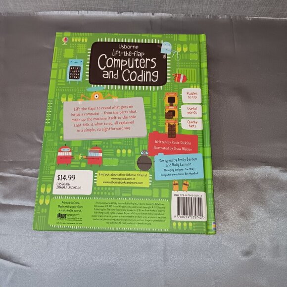 Usborne‎ Lift-the-Flap Computers and Coding STEM Education 100 Flaps to Lift HC - Picture 4 of 4